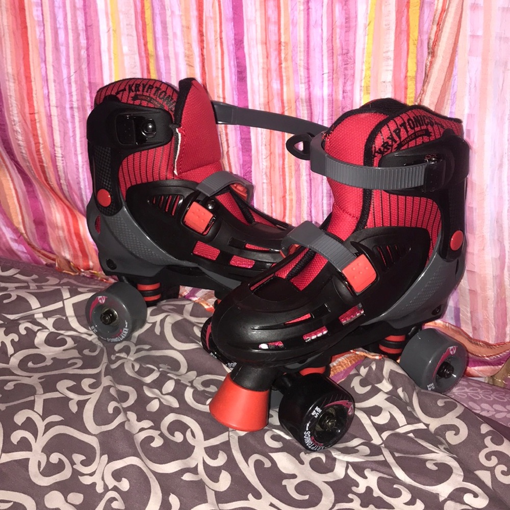 Little boys roller skates